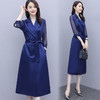 WZNH-WQ98029秋季风衣女气质OL通勤韩版修身优雅中长款 商品缩略图1