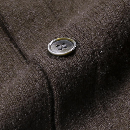 METTE羊绒世家2020秋新品男100%山羊绒针织背心保暖无袖开衫马甲 商品图5