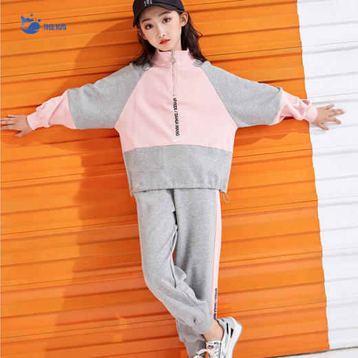 8-12岁女童套装2020秋时尚中大童美女长袖裤子套裤休闲舒适潮783059