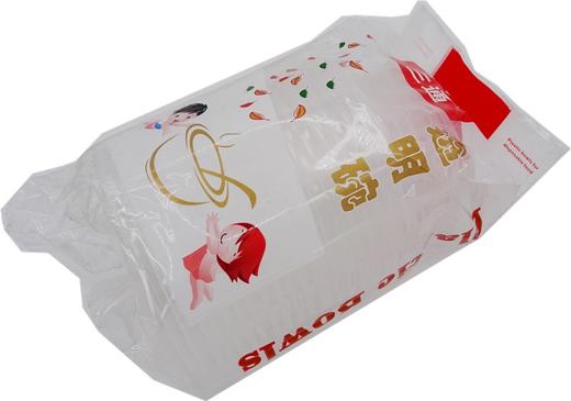 三通透明碗一次性碗胶碗360cc20个/包30包/箱 商品图1