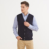 METTE羊绒世家2020秋新品男100%山羊绒针织背心保暖无袖开衫马甲 商品缩略图3