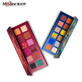 泰国Mistine蜜丝婷城市印象十二色眼影粉盘