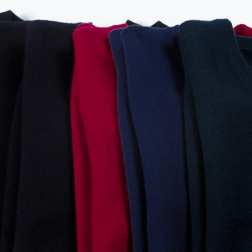 METTE羊绒世家2020秋冬新品男V领100%山羊绒衫时尚鸡心领针织毛衣 商品图6