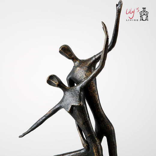 铜双人舞饰品摆件 商品图2