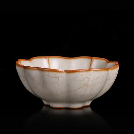 汝窑功夫茶主人杯单杯纯手工汝瓷小茶杯单个开片可养品茗杯女中式 商品图1