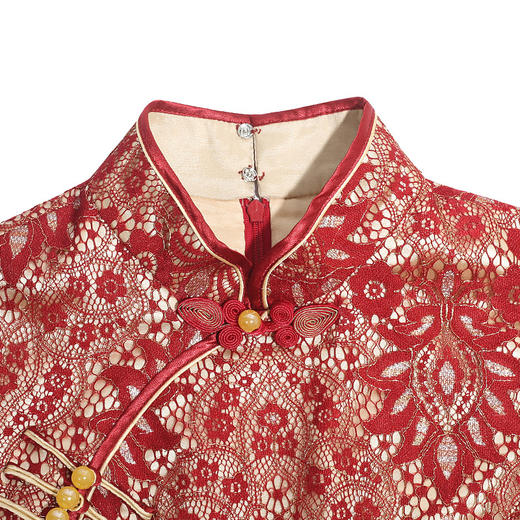 DLQ-A2682新款喜婆婆婚宴礼服妈妈装旗袍裙 商品图2