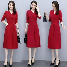 WZNH-OKYZ68572020秋季新款典雅气质时尚连衣裙