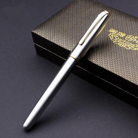 hero英雄官方正品签字笔704全钢商务高档宝珠笔金属不锈钢签单签名水笔碳素中性笔