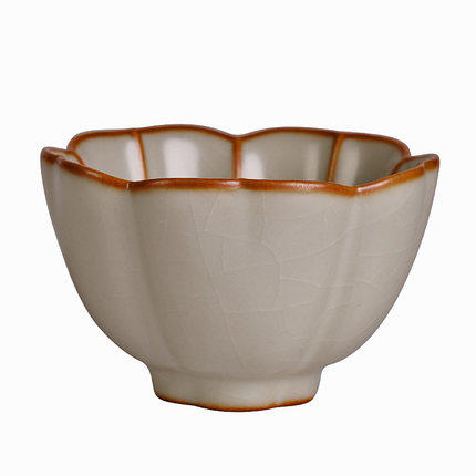 汝窑开片品茗杯小茶杯陶瓷功夫茶主人杯女单个单杯大号纯手工茶盏 商品图4