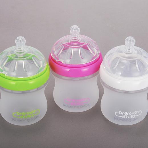 成长博士特宽口硅胶奶瓶160ML\CA032#（绿色） 商品图4