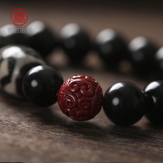 灵机吉品 | 天珠黑曜石手链 商品图3