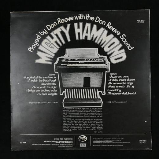 LP黑胶唱片 《非凡的哈蒙德》 风琴：唐·里夫 商品图1