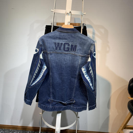 B.A.P  鲨鱼W.G.M系列  重水洗 牛仔丹宁夹克外套 WT241 商品图3