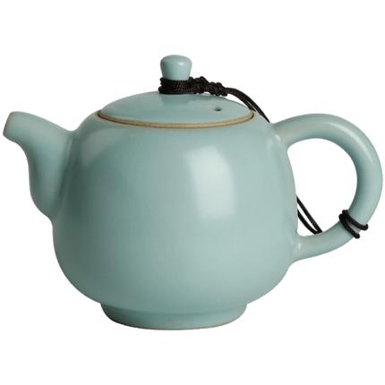 汝瓷开片冰裂釉茶壶陶瓷小单壶功夫茶具过滤家用汝窑贵妃壶泡茶壶 商品图3