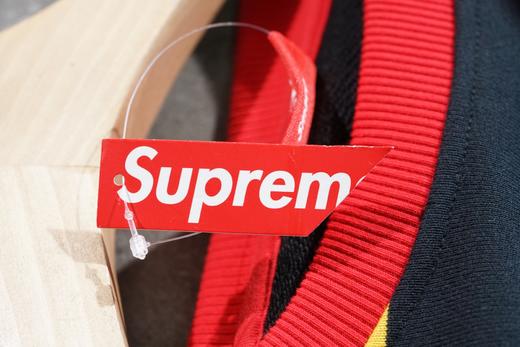 拼接圆领套头衫   SUP X UB 横条纹圆领毛圈套头衫 WY234 商品图9