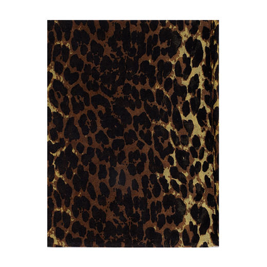 【市集专拍链接】时尚豹纹羊绒桑蚕丝围巾 商品图1