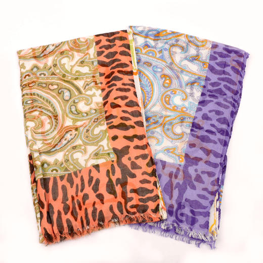 【市集专拍链接】莫代尔 山羊绒 时尚围巾 商品图0