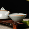 功夫陶瓷小茶杯主人杯汝窑单杯品茗杯茶盏杯斗笠天青色开片冰裂釉 商品缩略图1