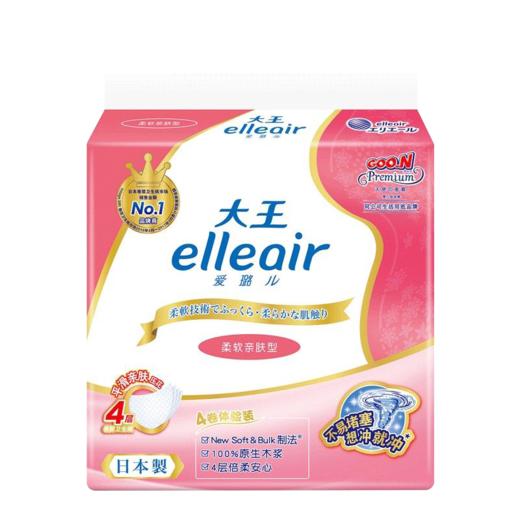 大王爱璐儿纸 爱璐儿卷纸4卷一提 *6 商品图0