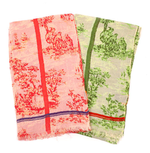 【市集专拍链接】莫代尔 山羊绒 时尚围巾 商品图0