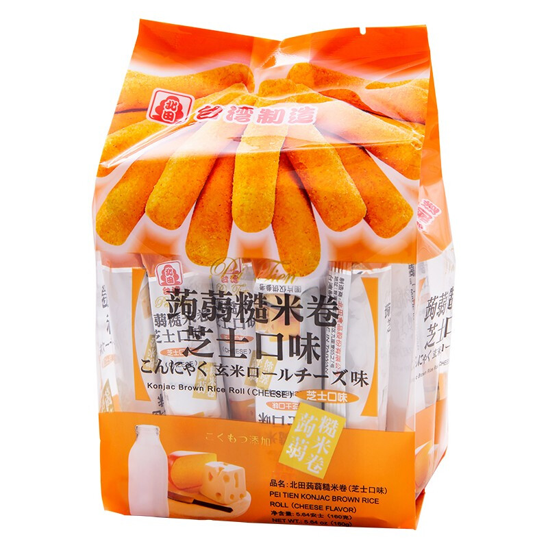 台湾北田糙米卷160g