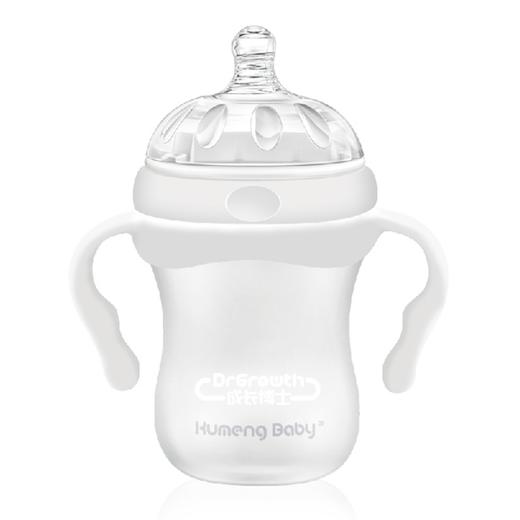 成长博士特宽口硅胶握把奶瓶230ML\CA042#（白色） 商品图0