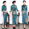 SYK-12023新款复古优雅修身长款旗袍 商品缩略图2