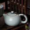 泡茶壶汝窑开片天青釉西施壶功夫茶具小茶壶单壶开片汝瓷陶瓷家用 商品缩略图0