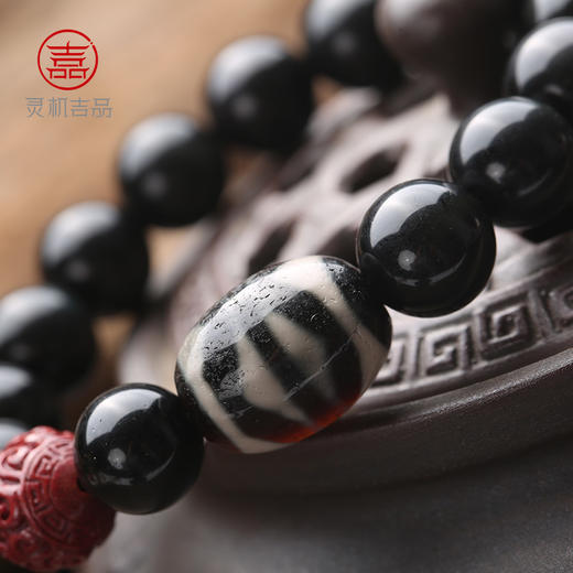 灵机吉品 | 天珠黑曜石手链 商品图2