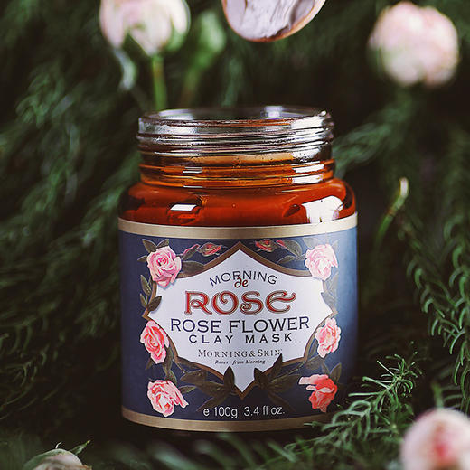 「毛孔“清道夫”」玫莉蔻花泥面膜 天然海泥 清垢吸附 吸走痘痘，油光，黑头，收缩毛孔 平衡油脂 ，打通肌肤吸收通道 紧致嫩滑肌肤，改善暗黄肌肤提亮肤色，亿万剁手党的推荐好物玫莉蔻玫瑰花泥面膜 商品图0