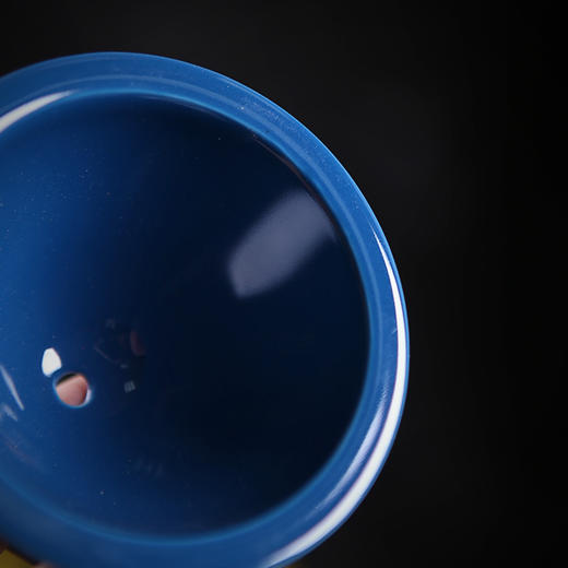 【茶洗】【茶家】禅定钵+盖_宝石蓝盛水水盂水缸 商品图3