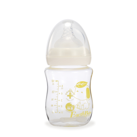 大地宝贝宽口径晶钻玻璃奶瓶160ML\ DA003#