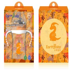 大地宝贝标口葫芦自动握把PP奶瓶210ML\DA053#