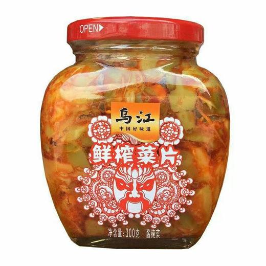 乌江鲜榨菜片300g/瓶 商品图0