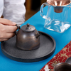 粗陶古铜鎏金大元手拿小茶壶对嘴喝陶瓷功夫小容量单壶 商品缩略图3