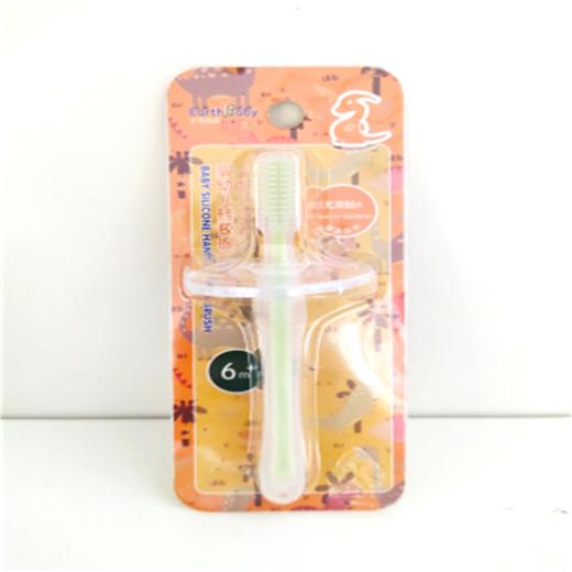 大地宝贝婴幼儿硅胶握把牙刷\DJ025# 商品图0