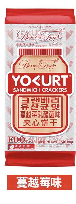 EDO蔓越莓味乳酸菌夹心饼240g