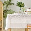 蕾丝餐桌布艺北欧ins风白色法式长方形家用桌布 商品缩略图0