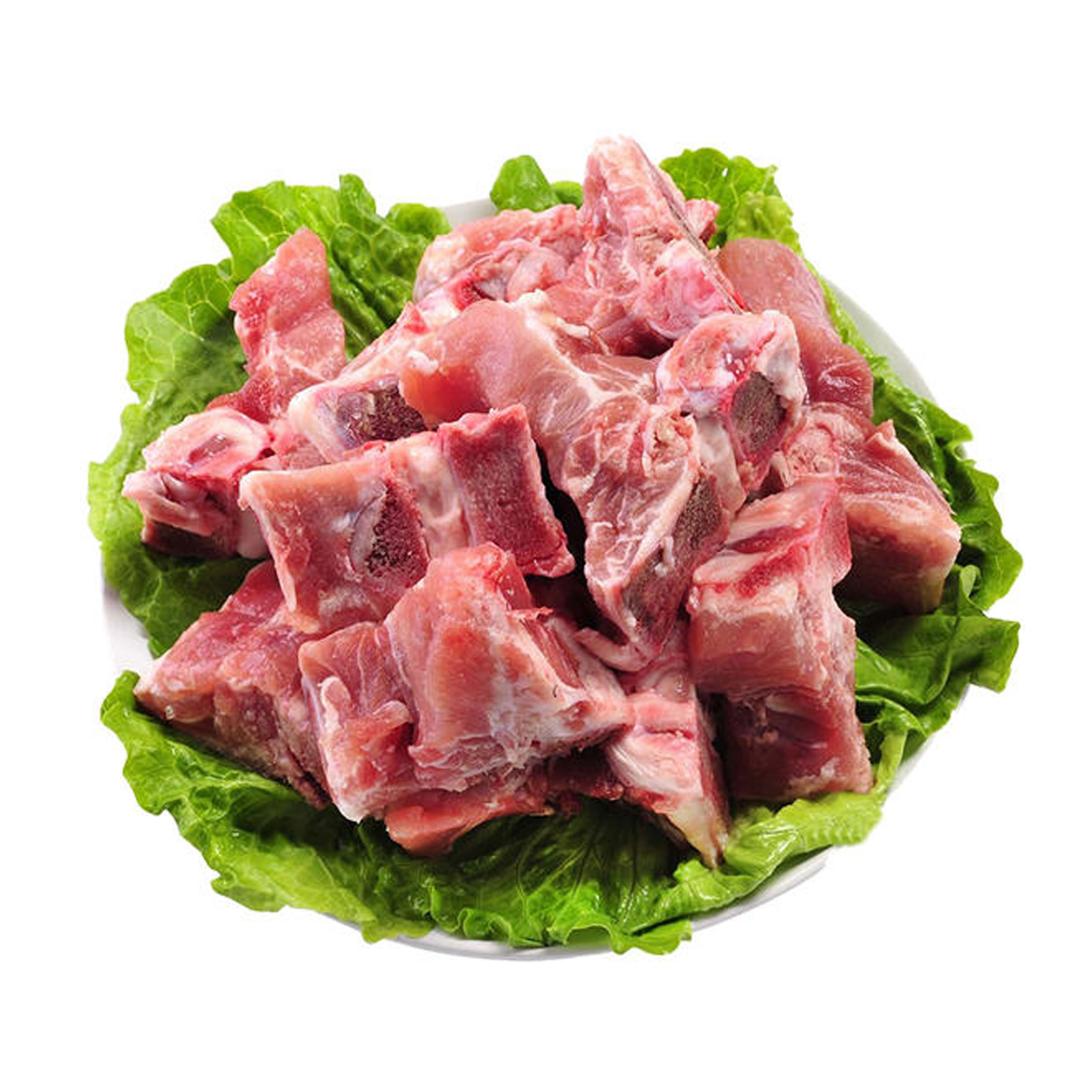 黑猪肉猪脊骨250g