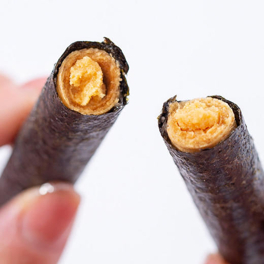 【味滋源海苔夹心卷100g罐装、2份】即食肉松卷蟹黄夹心卷紫菜零食休闲食品 商品图2