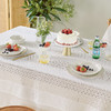 蕾丝餐桌布艺北欧ins风白色法式长方形家用桌布 商品缩略图1