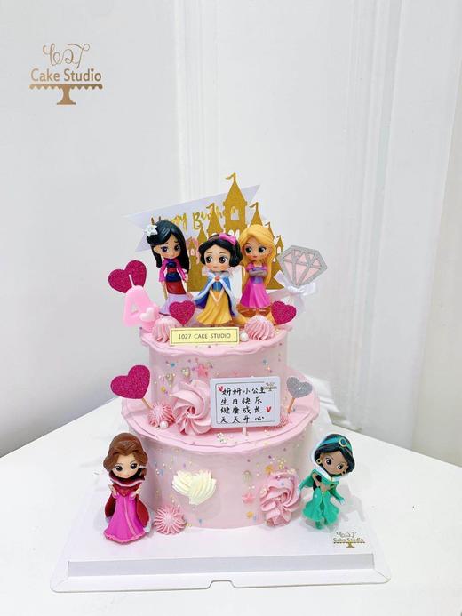 1027CAKE | 公主主题 粉嫩色系 双层 商品图1