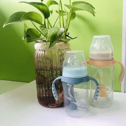大地宝贝宽口葫芦自动握把PP奶瓶210ML\DA056# 商品图0