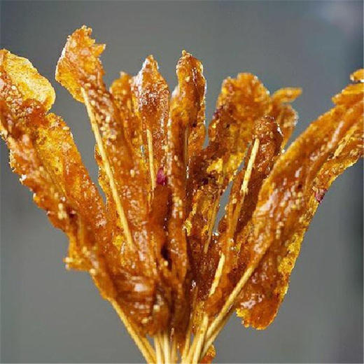 【落花满天,又闻豆香】三生三世桃花串145g 香辣芝麻 素食手工 辣条 休闲 办公零食 好趣味 商品图3