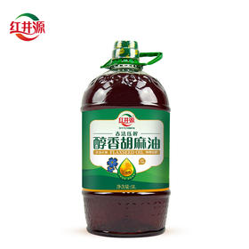 红井源 胡麻油5L亚麻油