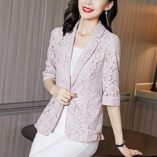 NYL-130151新款秋装通勤复古显瘦休闲西服 商品图3