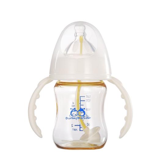 蜜儿港宽口径自动带柄PPSU奶瓶130ML\MA031#（彩虹版） 商品图0