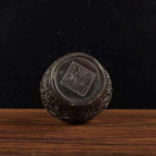 纯铜高浮雕工艺花瓶 商品图3