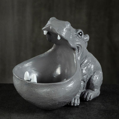 网红创意卡通烟灰缸家用客厅摆件复古陶瓷办公室多用途零食 商品图9