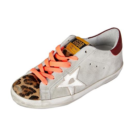 GOLDEN GOOSE 黄金鹅 女士豹纹磨损效果小脏鞋 GWF00101F000192 商品图6